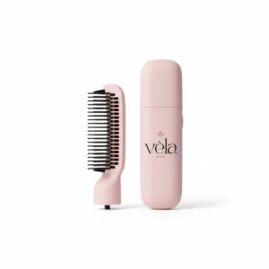 Vela Natural Wireless Hair Styling Comb – Mini Electric Hair Straightener
