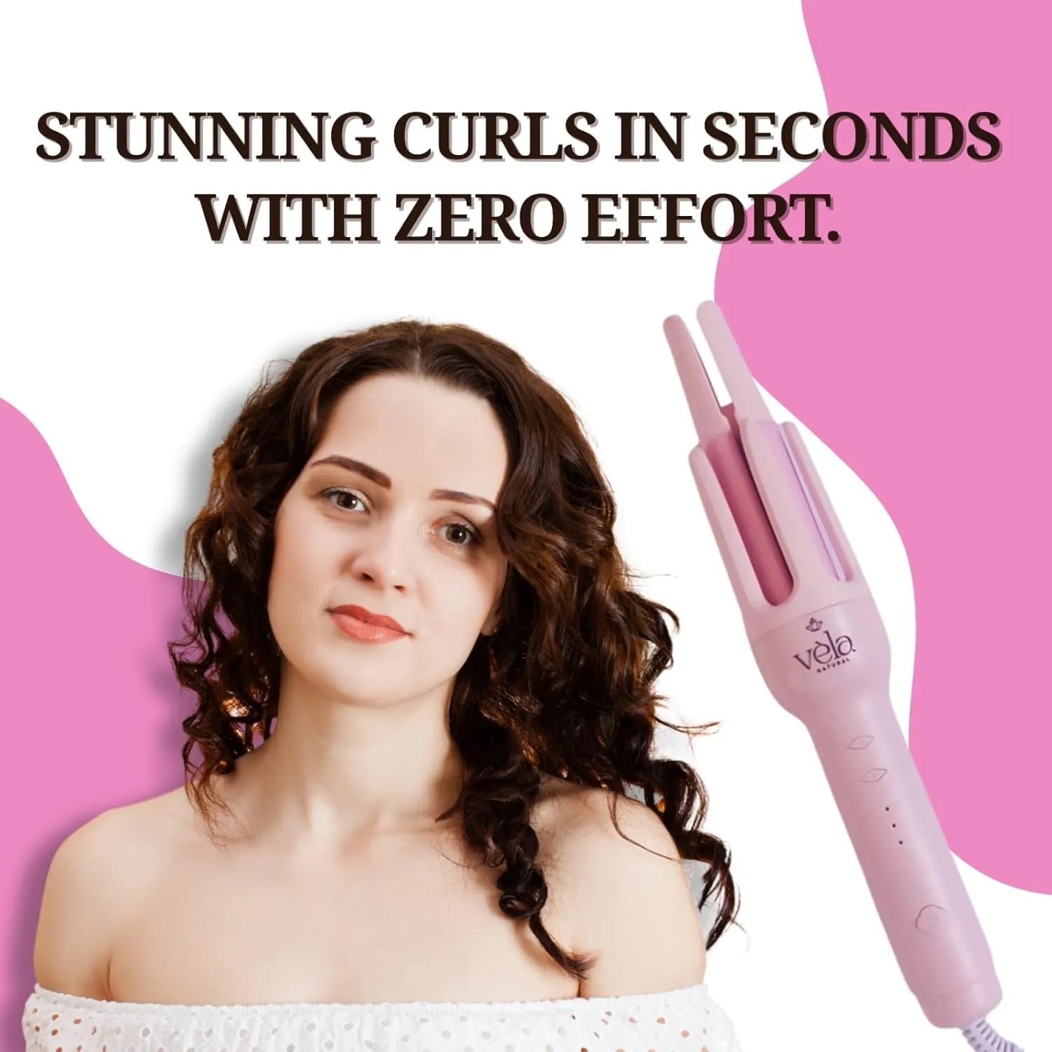 Automatic Hair Curler | Effortless Styling with Adjustable Temperature Hair Curler - Image 2
